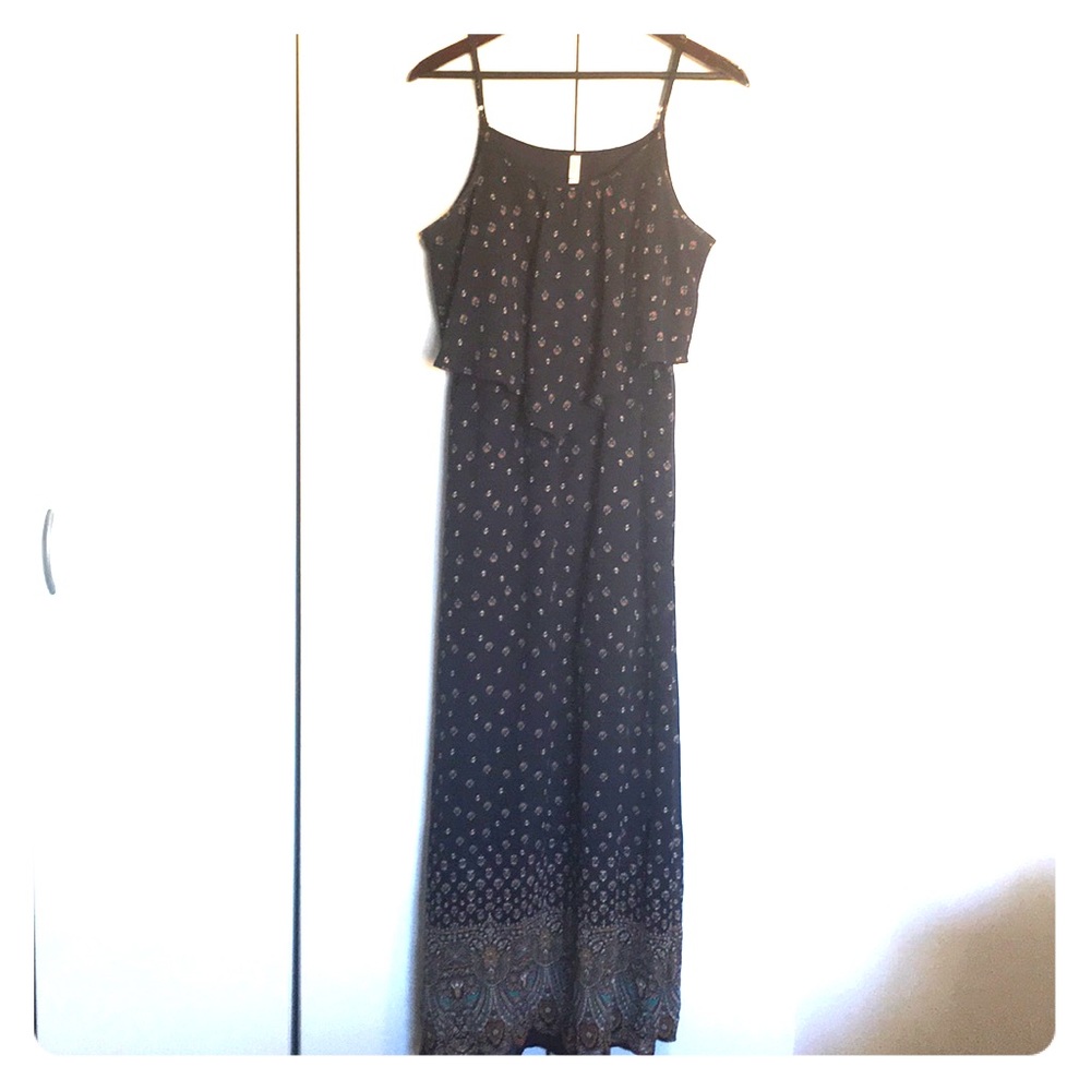 Ladies spaghetti strap maxi dress